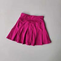 Pantalones cortos deportivos de cintura alta para mujer, pantalones cortos de Yoga Fiess, secado rápido, faldas deportivas para correr, falda de tenis, ropa de Golf, verano - details 12