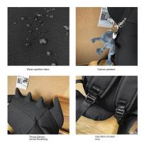 Mochila impermeable de tiburón a la moda, bolso informal de viaje para ordenador portátil con múltiples bolsillos, mochila escolar de nailon de gran capacidad para estudiantes universitarios y adolescentes - details 5