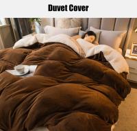 Manta cálida de invierno para sofá cama, funda de lana gruesa de Color sólido para dormitorio, sala de estar, adultos y niños - details 12