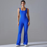 2025 Nueva Belleza ck Ropa de Entrenamiento Deportivo de Elevación de Melacotton de Una Pieza Pantalones Acampanados Yoga - details 15