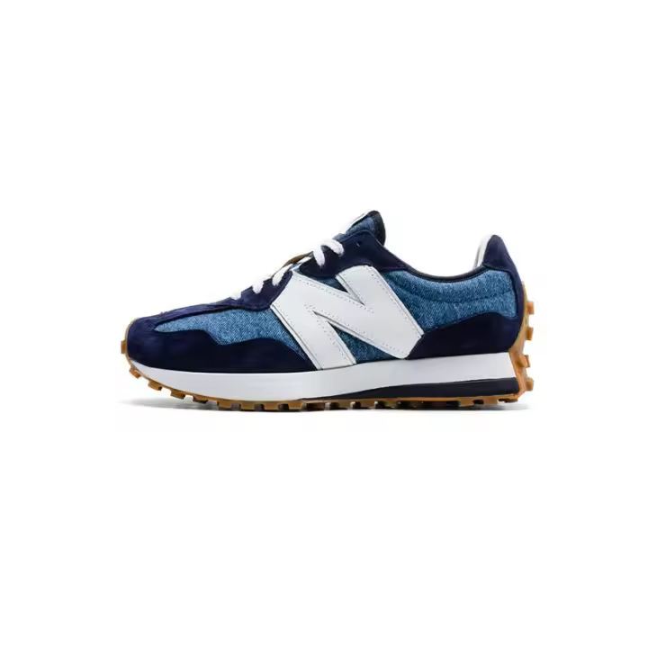 Leten Authentic NB 327 azul MS327A hombres mujeres zapatillas pegatinas de pared - 1