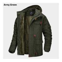 Chaqueta de esteras MAGCOMSEN para hombre invierno con capucha desmontable y múltiples bolsillos parka para esquí y senderismo material de algodón exterior y forro de algodón season: otoño/invierno - details 5