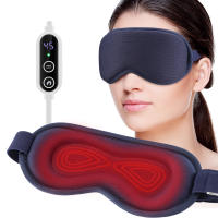 Máscara de ojos con calefacción eléctrica, mascarilla con vibración para los ojos, terapia de compresa caliente, alivio de las ojeras, mejora el sueño, venda para los ojos - details 0
