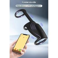 Empaque privado Sexy Bluetooth Anillo vibrador Vibrador APP Control Juguete sexual para adultos para hombres Pareja Retraso Eyaculación Vagina Estimulador del punto G - details 7