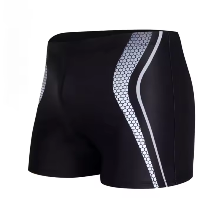 Nuevo traje de baño masculino verano playa surf moda traje de baño Boxer pantalones cortos de alta calidad bañadores para hombre con almohadilla - 1