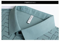 Polo de Moda de Verano para Hombres Alta Gama, Estampado, Manga Corta, Transpirable, Doble Apertura - details 17