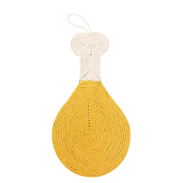 Rascador para gatos tipo cuerda de cáñamo, almohadilla para rascar gatos, rascador para gatos, garra de molienda para gatos, estera sin caspa, suministros para gatos de juguete - 1