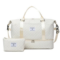 Bolsa de viaje de gran capacidad Bolsa de separación seca y húmeda Bolsa de mano para yoga y fitness Bolsa madre de almacén de zapatos multifuncional - details 0
