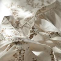 Delantal de cocina de algodón a la moda, delantal de trabajo doméstico con estampado Floral elegante, delantal de limpieza de estilo francés impermeable para cocina - details 7