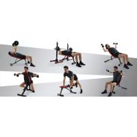ISE Banco de Pesas Musculación Ajustable Plegable SY-5021