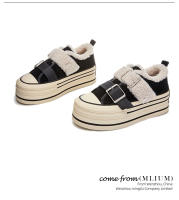 Nuevos zapatos para muffins de suela gruesa, zapatos térmicos de terciopelo para mujer, zapatos versátiles para mujer - details 0
