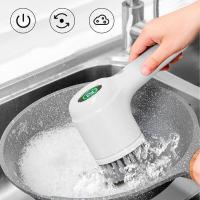 Cepillo giratorio eléctrico para lavavajillas, cepillo de ducha inalámbrico con pantalla L para limpieza de baño, bañera y cocina. Incluye - details 2