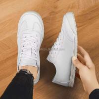 Nuevos zapatos deportivos blancos clásicos de alta calidad informales para hombre, cómodos y planos con cordones, zapatos deportivos para caminar jóvenes y puros, para correr, precio bajo, Guangzhou - details 2