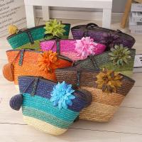 Bolso de hombro de paja tejido hecho a mano, bolso de gran capacidad para mujer, bolso de compras tejido para viajes en la playa y verano, bolso informal para mujer - details 3