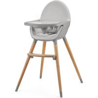 bebé 2 en 1, Silla Infantil, Trona portatil, Patas de Madera, Bandeja Ajustable, Fácil de limpiar, para niños, Beige - details 24