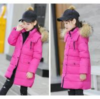 Chaqueta de Abrigo para Niñas Invernal 2025 Cálida, Gruesa, Capucha de Piel Sintética, Abrigo de Exterior para Adolescentes 2-12 Años - details 12