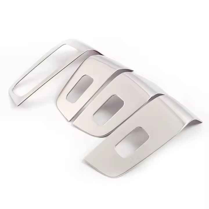 Cubierta de Panel de interruptor de elevación de ventana de vidrio de coche de acero inoxidable, decoración embellecedora para Mg Hs 2018 2019 2020 2021, accesorios, Plata - 1
