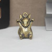 Estatuillas de latón del zodiaco chino 12, año Lunar del Dragón 2024, conejo, Tigre, caballo, Animal, Hada, decoración del hogar, adornos en miniatura - details 6