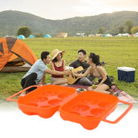Caja de Huevos Portátil para Acampar Sin Olores, Resistente a la Corrosión, Caja de Almacenamiento de Huevos de 6 Rejillas para Protección al Aire Libre - details 5