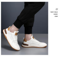 Zapatos de cuero para hombre, zapatos casuales huecos y transpirables de suela gruesa - details 22