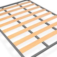 Estructura de Planchas de Acero 30x30mm con Patas Tubo de Acero Pintura Epoxy Gris Marco de Cama - details 11