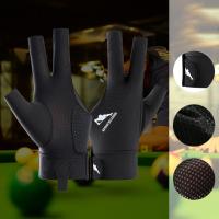 Guante de billar de tres dedosantideslizantepara mano izquierda y derechaelásticotranspirablepara entrenamientoaccesorios de Fitness - details 2
