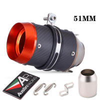 Escape de Motocicleta de Fibra de Carbono RESPRACE Tubo de Silenciador Redondo para KTM DUKE 390 - details 4