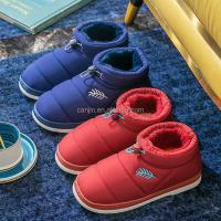 Nuevas botas de nieve impermeables para niños, zapatos de invierno de corte bajo a la moda para mujer, adornos navideños de felpa - details 6