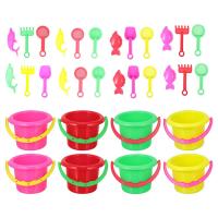 Juego de Juguetes de Playa para Niños Kit de Pala y Cubo S Diversión de Verano al Aire Libre 8 Sets - details 0