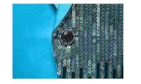 Blazer de lentejuelas con estilo para hombre, Chaqueta de traje ajustada, abrigo - details 12