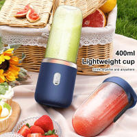 Taza portátil de licuadora personal recargable, Taza inalámbrica de 400 ml para batidos, batidos, juegos y alimentos para bebés - details 0