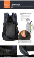 Mochila de exterior de 60L para escalada, viajes, deportes, camping, senderismo, escuela, para hombre y mujer. - details 14