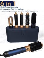Nuevo estilizador de pelo Seco 6 en 1, Cepillo Multifuncional de 1000W para Cardar y Rizar el Cabello - details 3