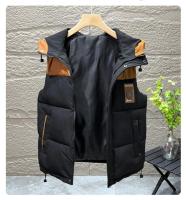 Chaleco de algodón acolchado 2025 para hombre Abrigo ligero sin mangas a prueba de viento, abrigo coreano de talla grande para otoño - details 10