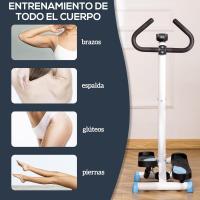 Máquina de Step Stepper Fitness en Casa para Escaleras con Pantalla LCD Manillar y Pedales Antideslizantes Equipo de Ejercicio para Gimnasio Oficina 55x44x108 cm - details 23