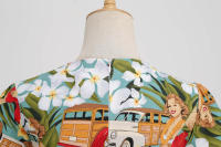 Fiesta de mujer, falda fina de lunares, retro, elegante - details 15
