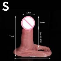 Funda de silicona reutilizable Leten para retrasar la eyaculación, alargador súper suave, condón para parejas, juguetes sexuales para hombres - details 0