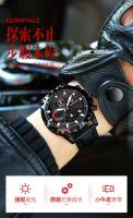 Reloj Chronógrafo para Hombres Diseño Analógico de Lujo, Pulsera de Acero Inoxidable, Resistente al Agua, Pantalla Luminosiva, Estilo de Negocios Casual - details 1