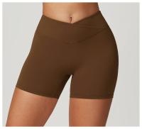 Pantalones Cortos de Yoga de Nylon Suave Cintura Alta para Entrenamiento y Ciclismo - details 11