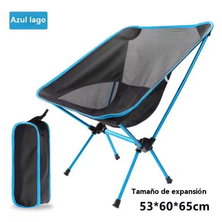 Silla plegable camping ligera familiares party al aire libre - 1