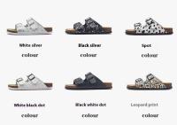 BIRKEN Zapatillas de corcho de verano con punta abierta, zapatos planos para hombre y mujer para ocio al aire libre, mismo estilo, hebilla de playa - details 7