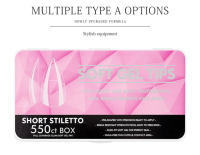 Kit de Punzas de Nuez Medianas y Largas Arte Clavo Clear Soak Off para Uñas Falsas Presión Completa Gel de Extensión de Uñas - details 8