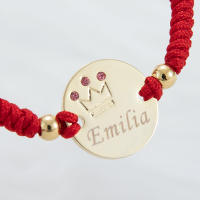 MIYOCAR-pulsera con nombre para bebé, brazalete con nombre personalizado, chapado en oro y plata de 14 quilates, 14k - details 10