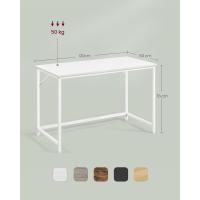 Mesa de Trabajo Pequeña Industrial Ideal para Teletrabajo, Estudio, Dormitorio 60 x 135 x 76cm - details 58