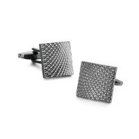 Gemelos innovadores de alta calidad con diseño suave dibujado con láser de acero inoxidable, joyería comercial para bodas - details 28