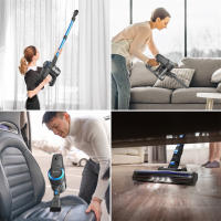 Aspiradora YISORA inalámbrica 6 en 1 ultra ligera para el hogar y coche potencia de succión 20Kpa sin bolsa recomendada para todas las superficies fabricada en China - details 6