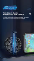 -ventilador portátil AL01 para teléfono móvil, enfriador alimentado por USB, Compatible con teléfono y tableta - details 4