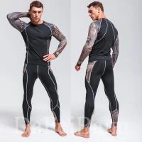 Traje Deportivo de Compresión para Hombres Secado Rápido Rashguard Ropa de Deportivo para Fitness y Entrenamiento de MMA Camisetas de Jogging y Correr - details 15