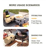 Estufa de Gas Portátil de Acero Inoxidable 2670W, Quemador de Gas para Picnic al Aire Libre, Cocina de Viaje, Cocina a la Parrilla, Sistema de Calefacción - details 6