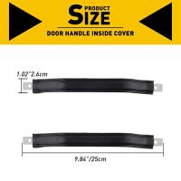 2 uds tirador de correa de manija de puerta Interior de coche para Jeep CJ5 CJ7 CJ8 Wrangler YJ 1987-1995 55009801 KS - details 1